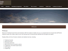 Tablet Screenshot of paradisefuneralhome.net
